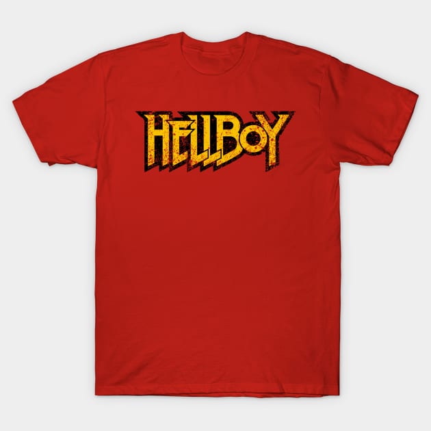 HELLBOY - Black T-Shirt by ROBZILLA